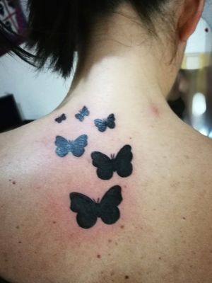 #butterflytattoo #tattooart #tattooartist #blacktattoo #butterfly #totalblacktattoo  🔝