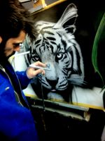 Airbrush tiger by Fabro 
