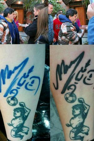 #Maradona #tattoofan #Argentina 