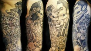#tattooskulls #tattooreligiosa #tattooflowers #tattoolife #dayofthedeadtattoo 