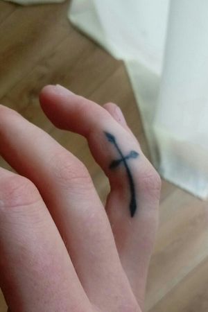 #cross #finger #TomaszLewandowskiTattoo
