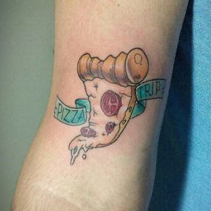 Pizza trip Dessign and tattoo by me