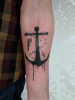 My first tattoo i have dreamed about for years. #anchortattoo #anchor #firsttattoo  