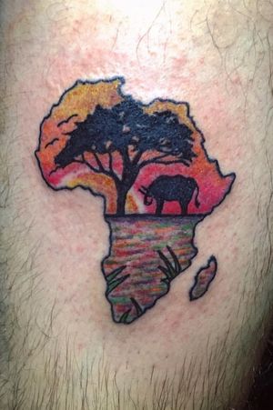 • mama africa • #africa #african #oldschool #oldschooltattoo #tattoo #tattoos #tattooart #tattooapprenticeship 