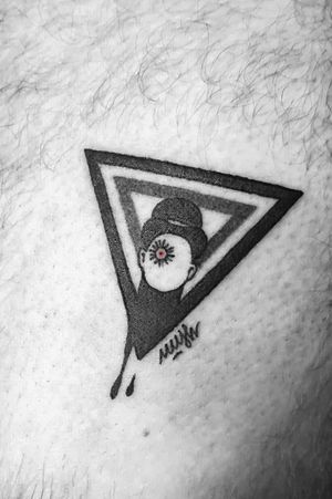 • arancia meccanica • #cinema #film #triangletattoo #blackandgreytattoo #blackandwhite #tattoo #tattoos #tattooed #tattooapprentice 