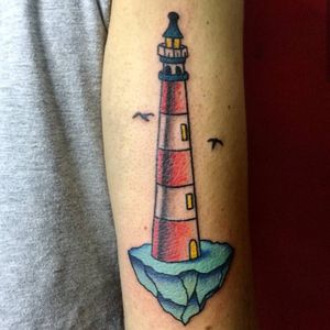 • lighthouse • #lighthouse #lightning #lighthousetattoo #oldschool #iceberg #oldschooltattoos #tattoo #tattooart #tattoos #tattoomag #tattoodo #mushtattoo