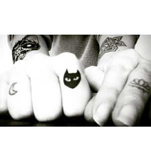 New tattoo^^ Black demon-cat 😈🐱❤#tete #inkedbabe #inkedgirl #inkedgirls #tattoedbabe #blacktattoo #blackcat #cat #fingertattoos #newtattoo