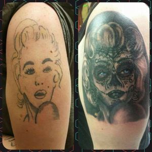 Marilyn Monroe Cover up- touch up 