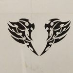 Symmetrical tribal wings #tribal #wings #tribalwings #Black #wings 