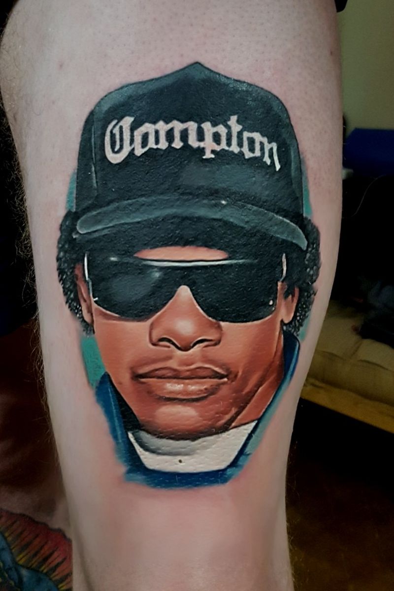 Tattoo Uploaded By Patch Mc Eazy E Colour Portrait Portrait Realism Realistictattoo Tattoo Tattooart Rappertattoo Rappers Nwa Colorportrait 465587 Tattoodo