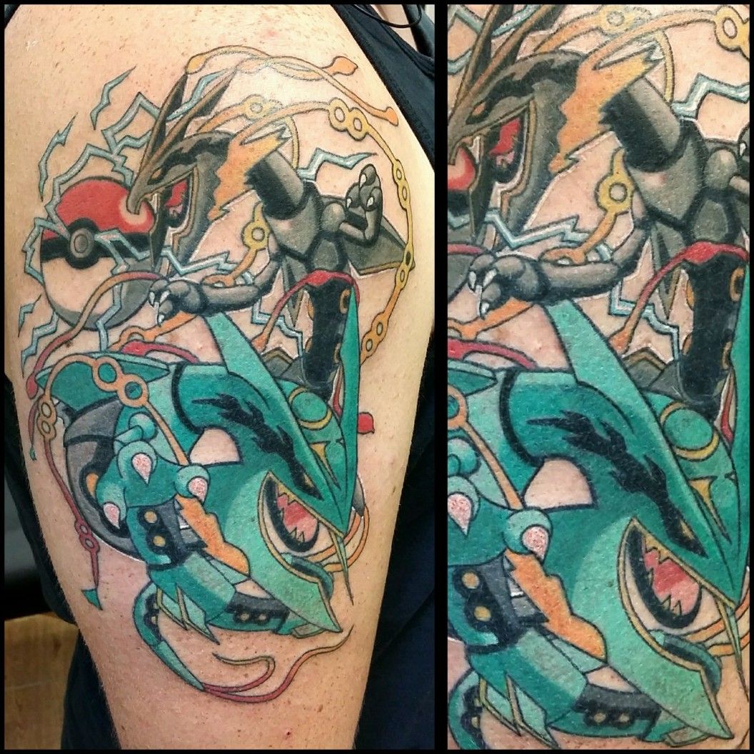 Shiny Rayquaza for Lexie More  Amelia Moore Tattoos  Facebook