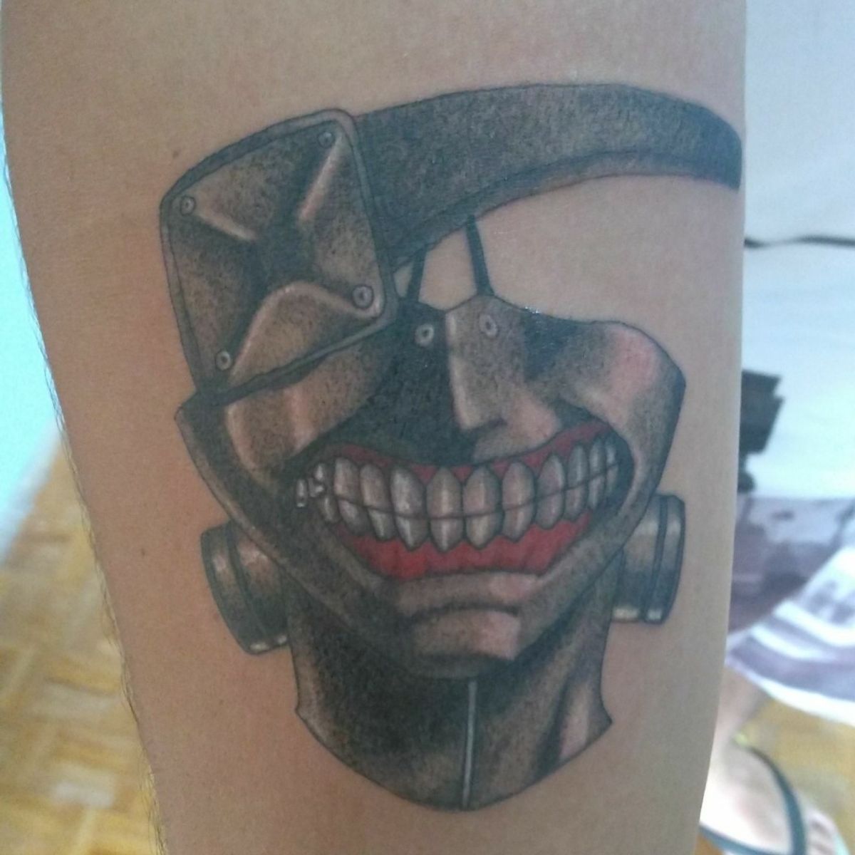 Tattoo Uploaded By Juca Neto M scara Kaneki Do Anime Tokyo Ghoul Tattoo Uploaded By Juca Neto M scara Kaneki Do Anime Tokyo Ghoul