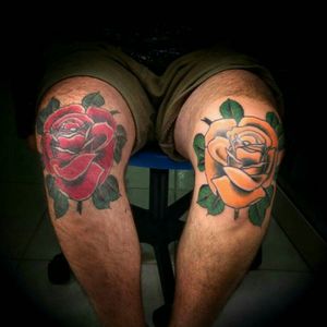Roses tattoo #roses #rosetatto #tattooartist #traditionaltattoos #traditionaltattoo #TraditionalArtist #Tattoodo #flowertattoo 
