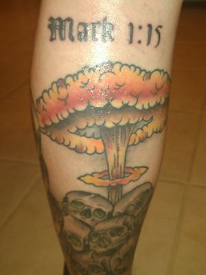 Yes I kind of have a apocalyptic thing going on the back of my calves.Thanks again to Gabe Vasquez