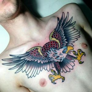 Eagle! #eagletattoo #eagle #traditional #traditionaltattoos #traditionaltattoo #tattoooftheday #tattooartist #Tattoodo #tattoist #tattooitaly 