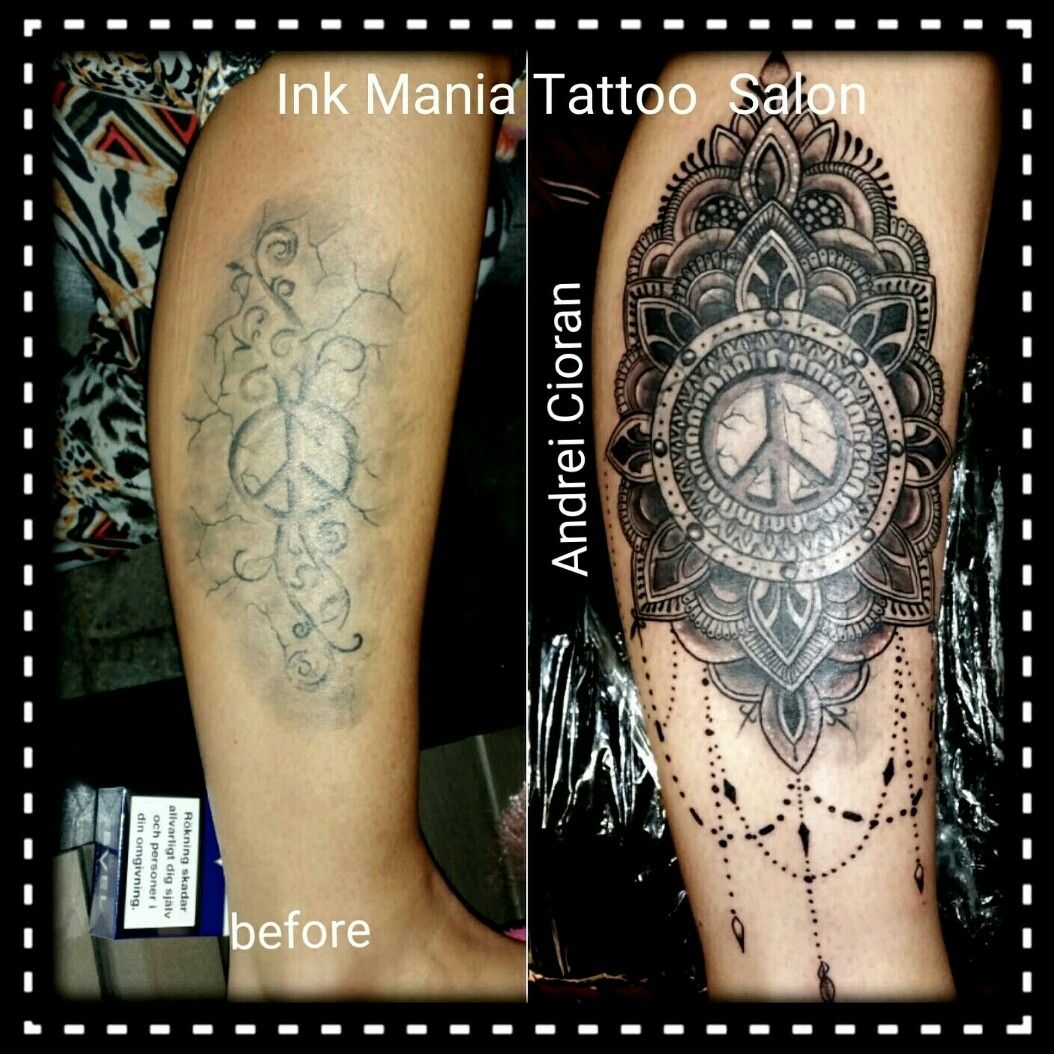 Mandala tattoo #mandalatattoo #mandala #CoverUpTattoos #coverup #coverup #r...