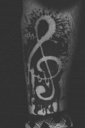 Clave de sol🎼❤ #love #musictattoo #music #tatoooftheday for Fran Ramires