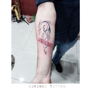 🖌 Instagram: @karincatattoo #tribal #tattoo #tattoos #tattoodesign #tattooartist #tattooer #tattoostudio #tattoolove #tattooart #istanbul #turkey #dövme #dövmeci #trashpolka #red #black