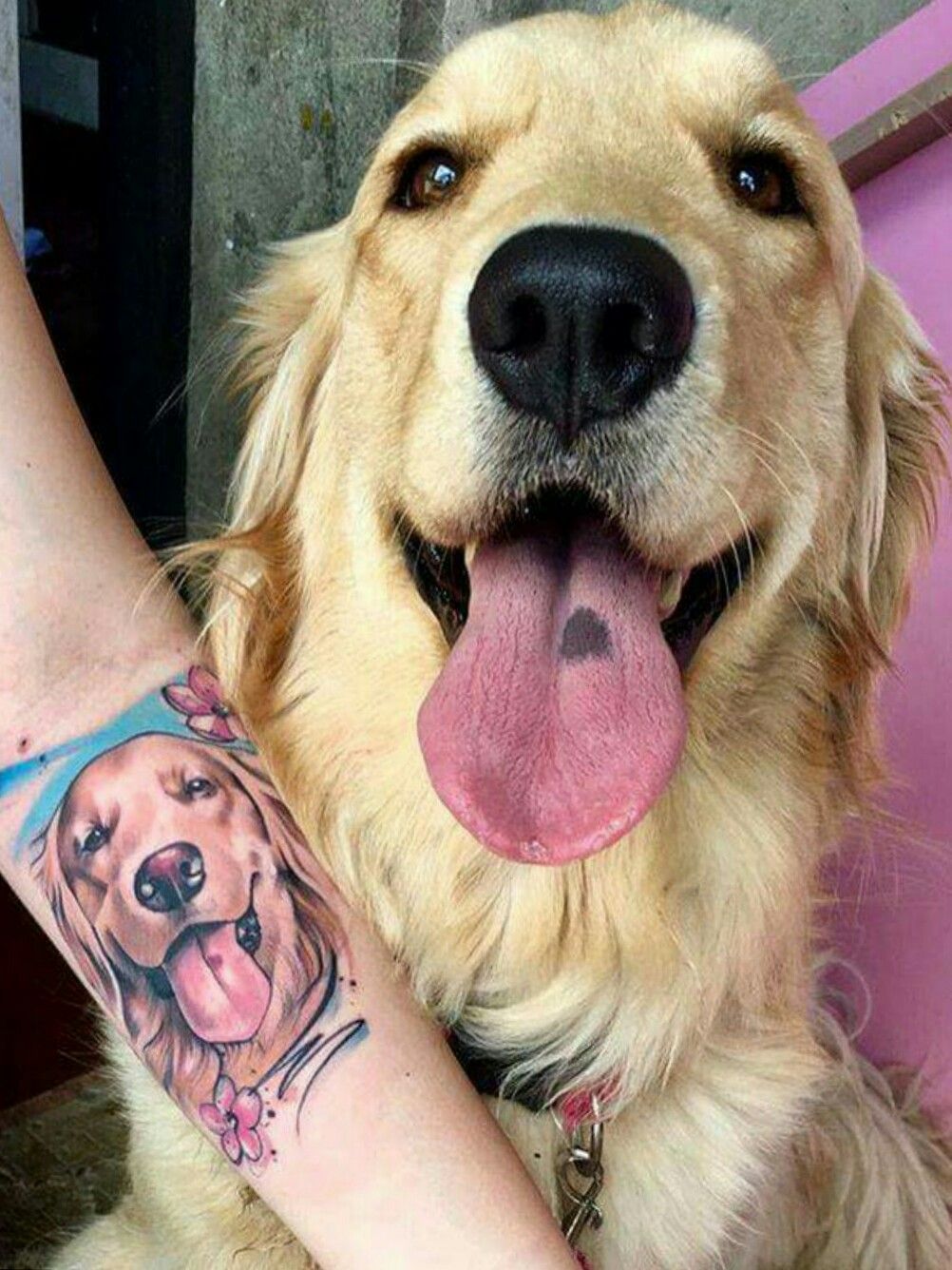 40 Golden Retriever Tattoo Designs For Men  Dog Ink Ideas  Dog tattoos Golden  retriever tattoo Geometric dog tattoo