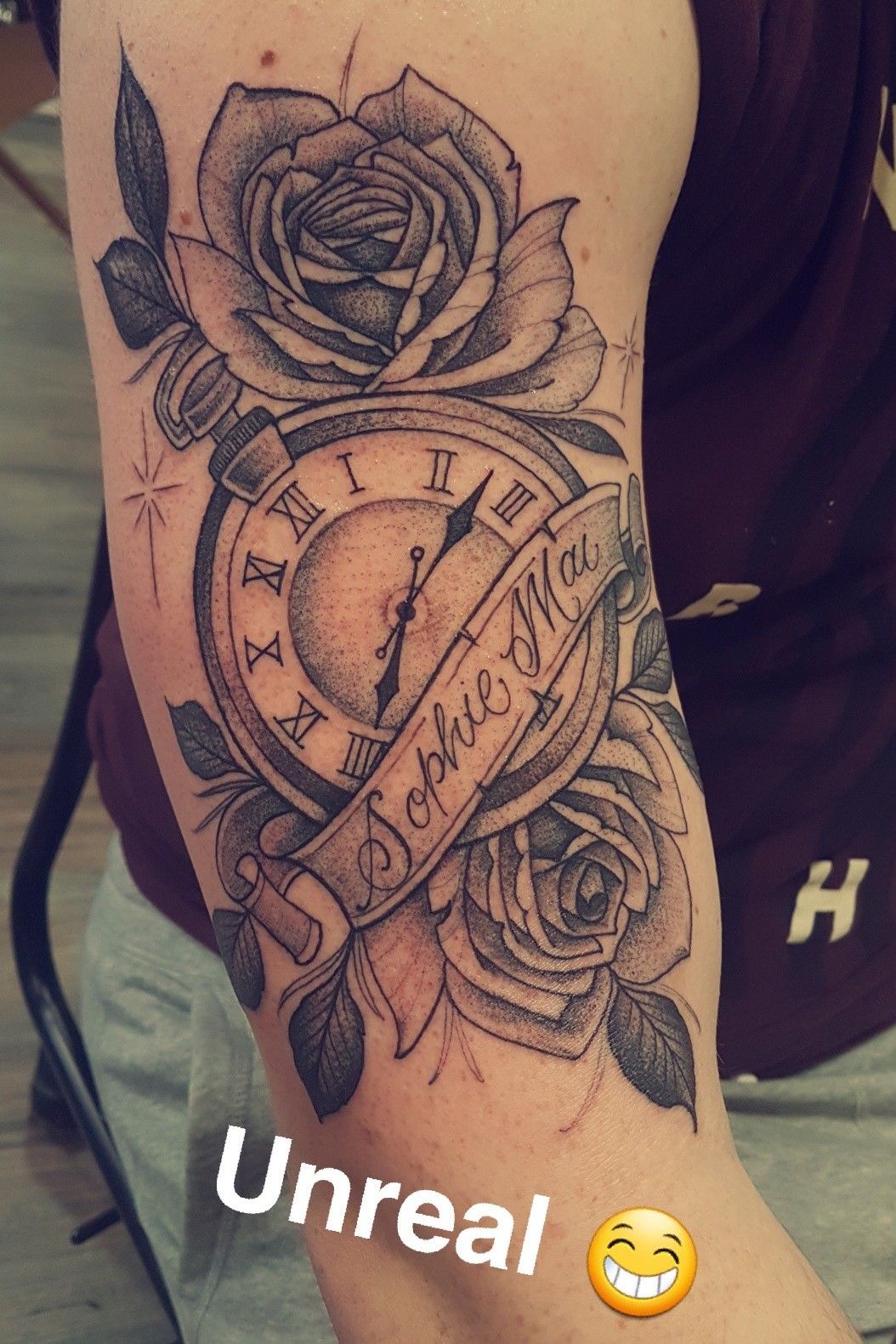 Tattoo uploaded by Rafal Baj Tattooist  Another version of Time tattoo i  time sand watch clock tattoo ink inked tattooist tattooartist  design custom art photo blackandgray contrast face view dark  realism 