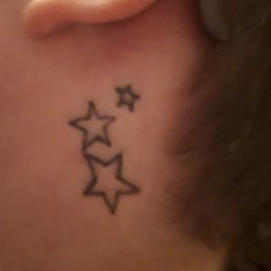 Stars behind ear