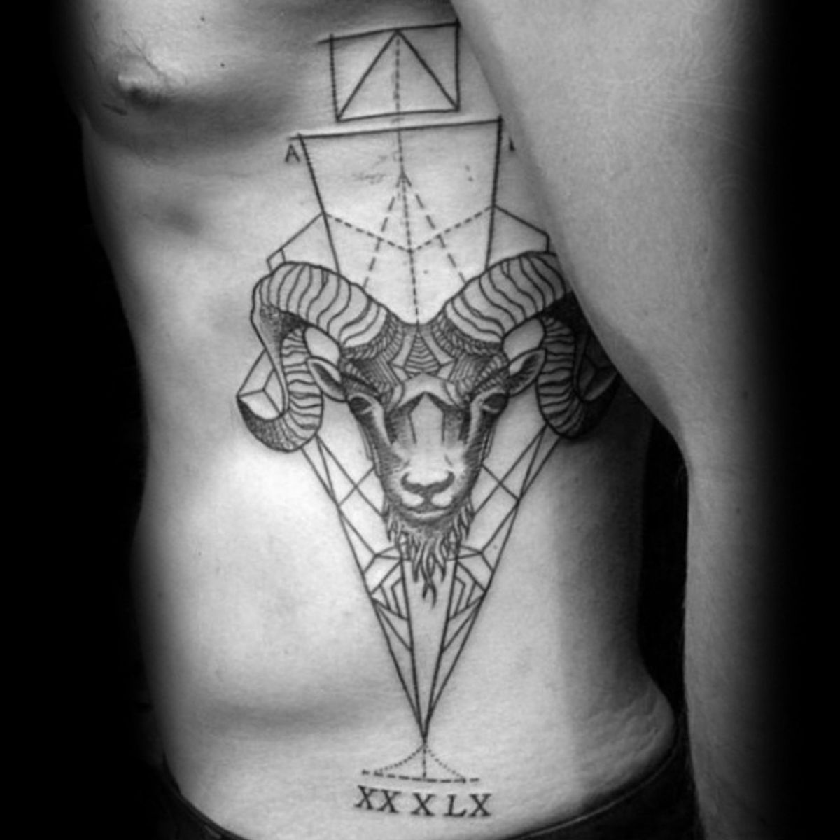 Tattoo uploaded by Kye • Aries zodiacac sign tattoo • Tattoodo