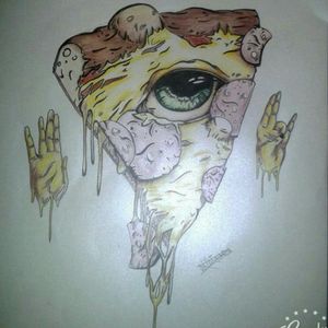 #drawing #collors #pizza #illumunatieye 