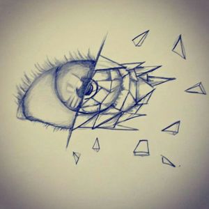 #blackandgrey #eye #drawing #geometric 