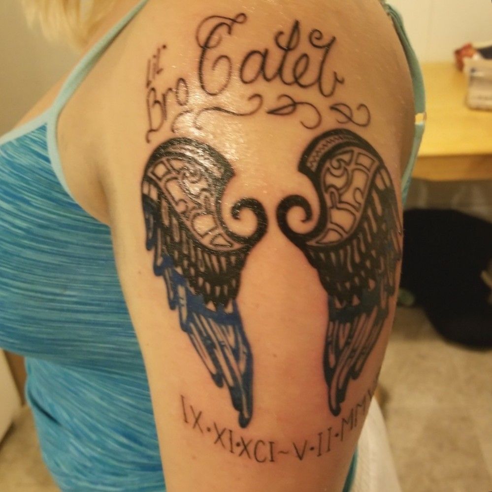 Memorial Angel Tattoos  Tattoo Designs Tattoo Pictures  Page 3