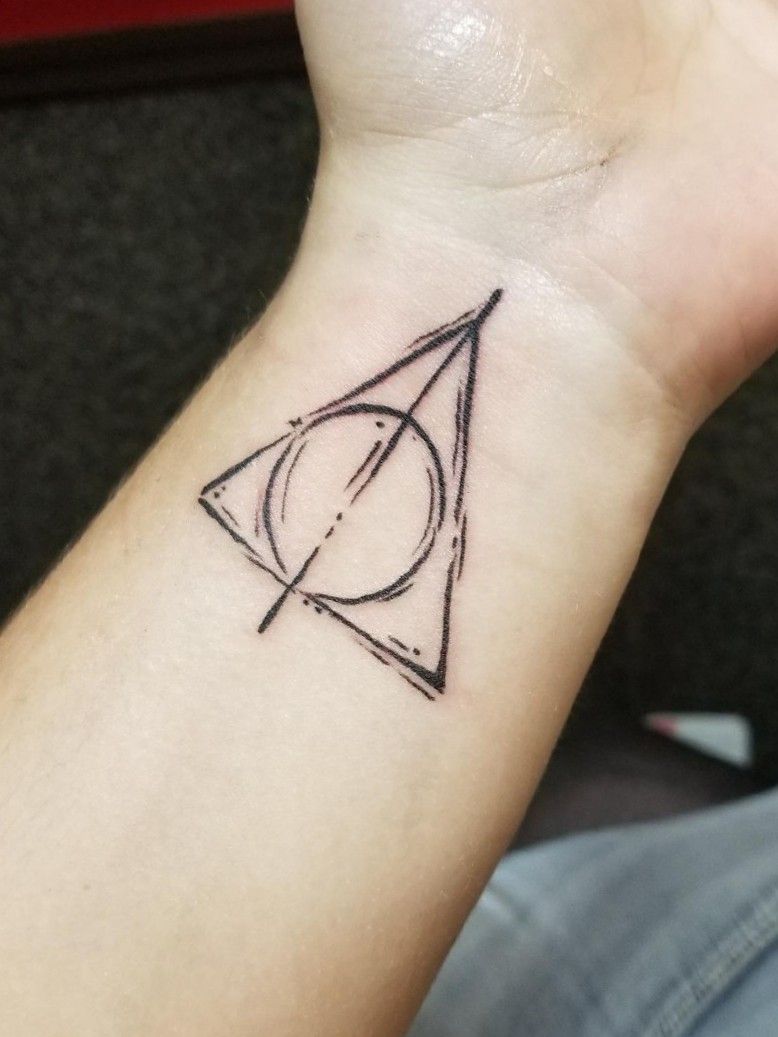 JK Rowlings inspiration for Harry Potters Deathly Hallows symbol