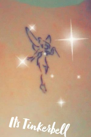 My first tattoo, start of 2018. Sarah P was the artist. You know how 'tattoos have to mean something' well I never really agreed with that but my dad had nicknamed me Tinkerbell since the first ultrasound and I love my dad and tinks cute asf so 💞