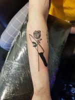 Knife and rose piece 