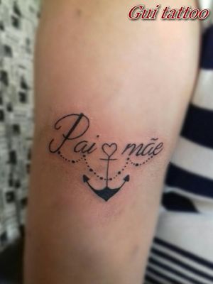 Tattoo homenagem...(Pai e mãe)#tattoohomenagem #TattooFamilia #tattooapprentice #tattooartist #tattoo2me 