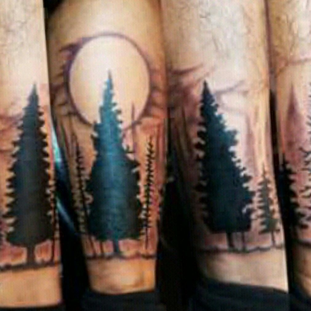 Tattoo uploaded by Templo Chimalli • Pines. Pinos. Bosque • Tattoodo