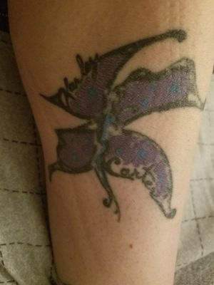 Butterfly with my kids names