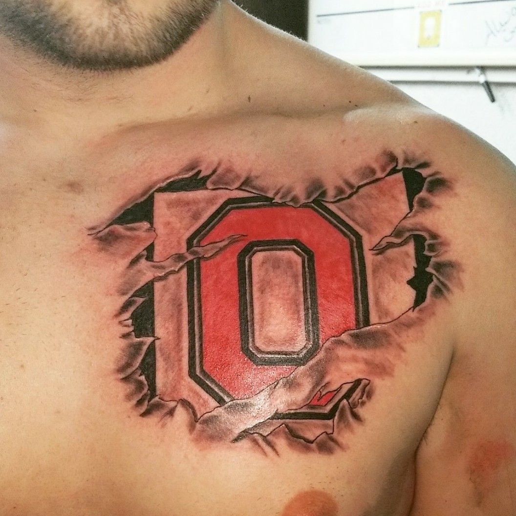 Block O  Ohio state tattoos Ohio state buckeyes Tattoos
