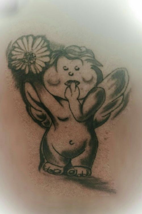 Tattoo engel rücken Engel Tattoos,