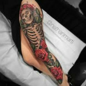 Rose leg sleeve