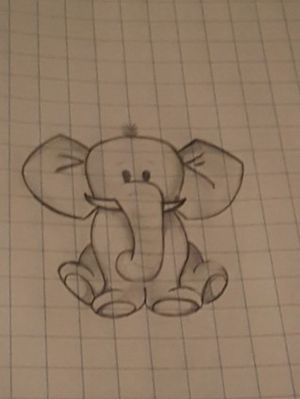 #elephant #elephanttattoo  #drawn 