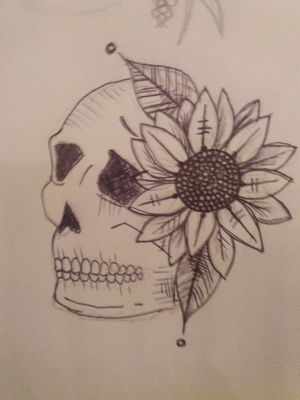 Flower skull