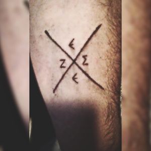 A tattoo I did to a friend of mineFirst tattoo I ever did to an other person 