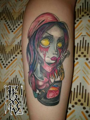 Tattoo Instagram follow @tattoowipso_ink enfermera del amor!! #tattooart #colortattoo #tatuajescolombia #art #arte #tattoos #tattoostyle #colorfultattoo #drawing #painting #artistattoo #relax #inspiration #instatattoo 