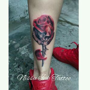 #rose#rosetattoo#rosa#skull#skulltattoo