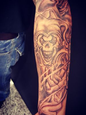 Tattoo by skull temple tattoo