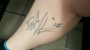 Dirtball autograph ( from Kottonmouth Kings )