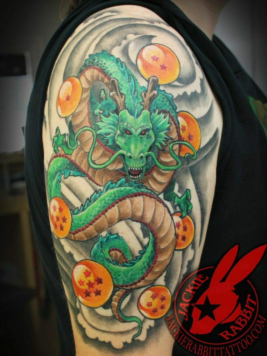 Shenron Tattoo shenrontattoo shenron dragonballtattoo dbztattoos  Z  tattoo Dragon ball tattoo Sleeve tattoos for women