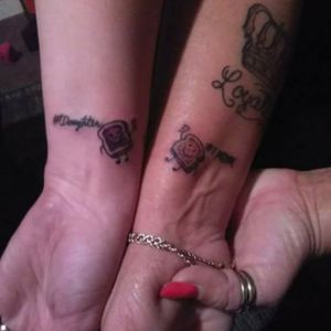 Mother And Daughter PB&J Matching Tattoo