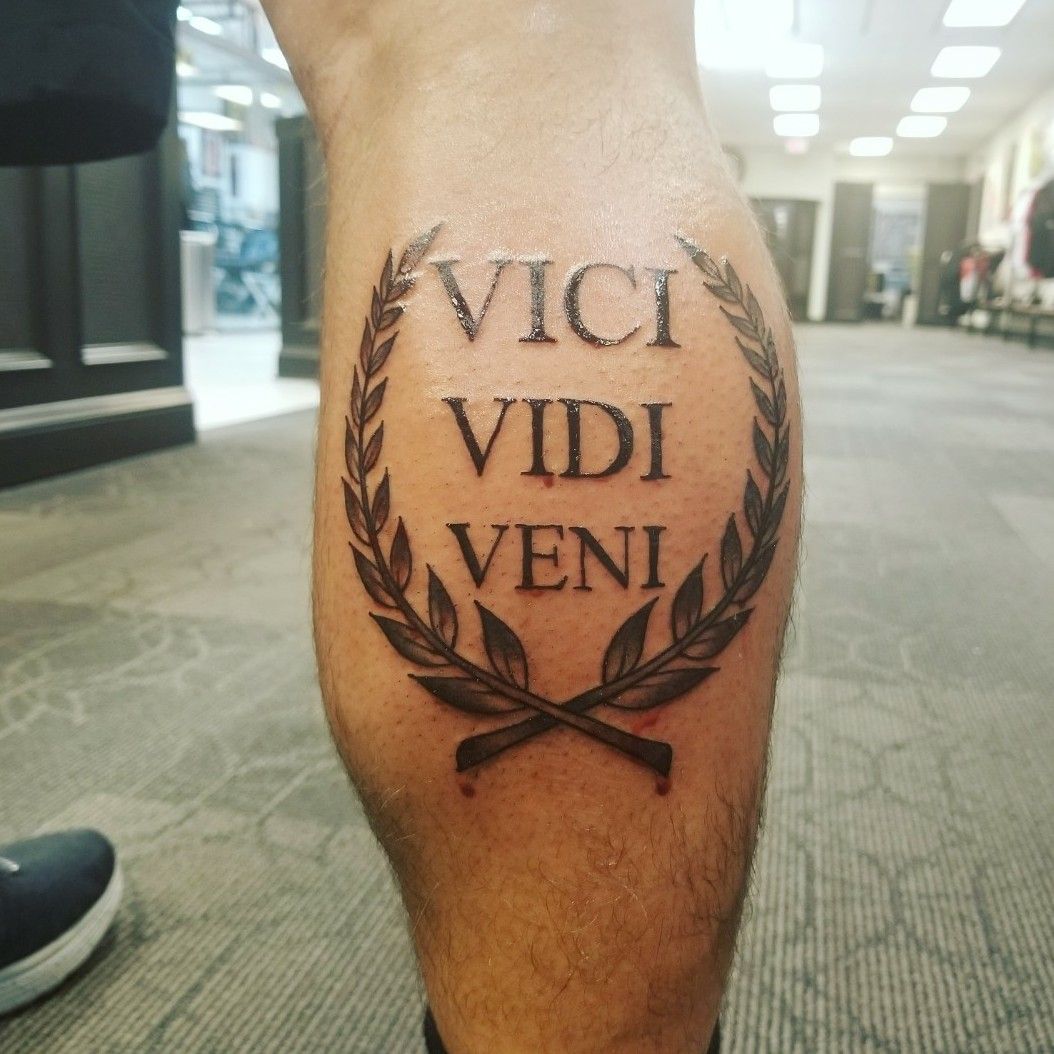 Tattoo uploaded by Ivan Romero • Veni Vidi Vici • Tattoodo