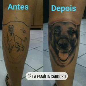 #tattoo #tattoopretoecinza #realismo #realismotatto #blackandgreytattoo #tattoos #finelinetattoo #tattooja#tattoo #dog #cachorrotattoo