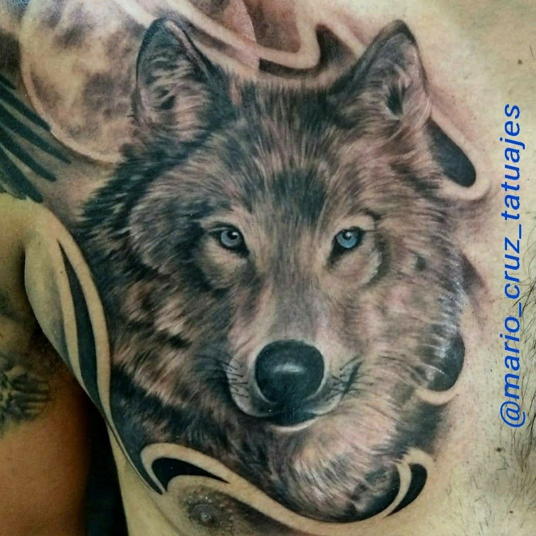 50 Magnificent Wolf Tattoos For Chest  Tattoo Designs  TattoosBagcom